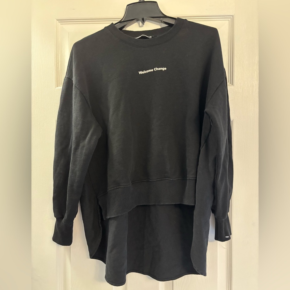 Zara Black Sweatshirt with Text